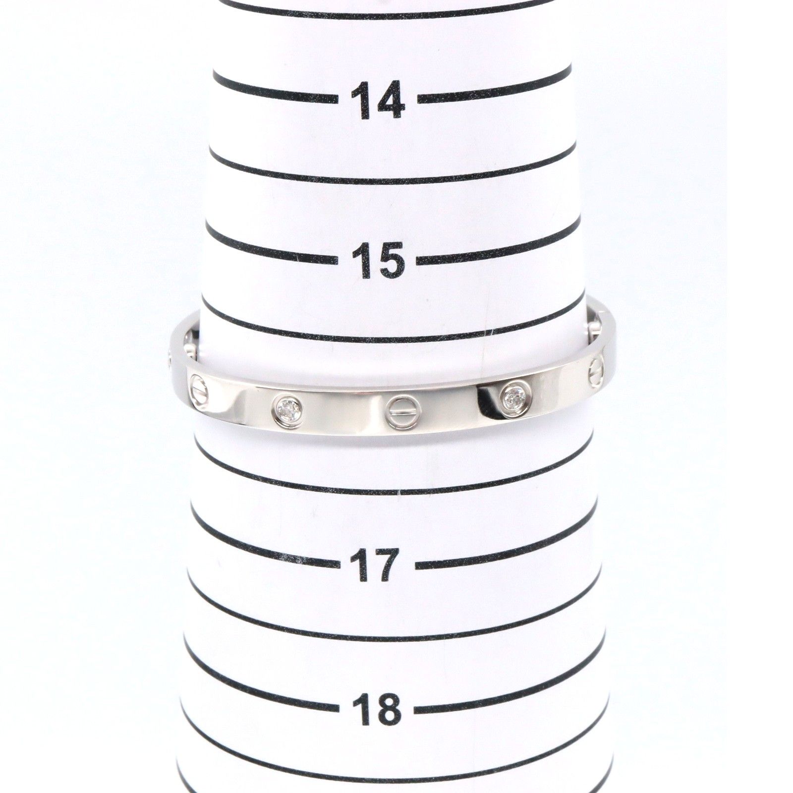 カルティエ CARTIER ブレスレット ラブブレス 4PD 腕回16