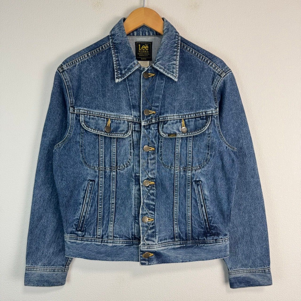 Lee RIDERS リーライダース デニムジャケット Gジャン ブルー Mサイズ 