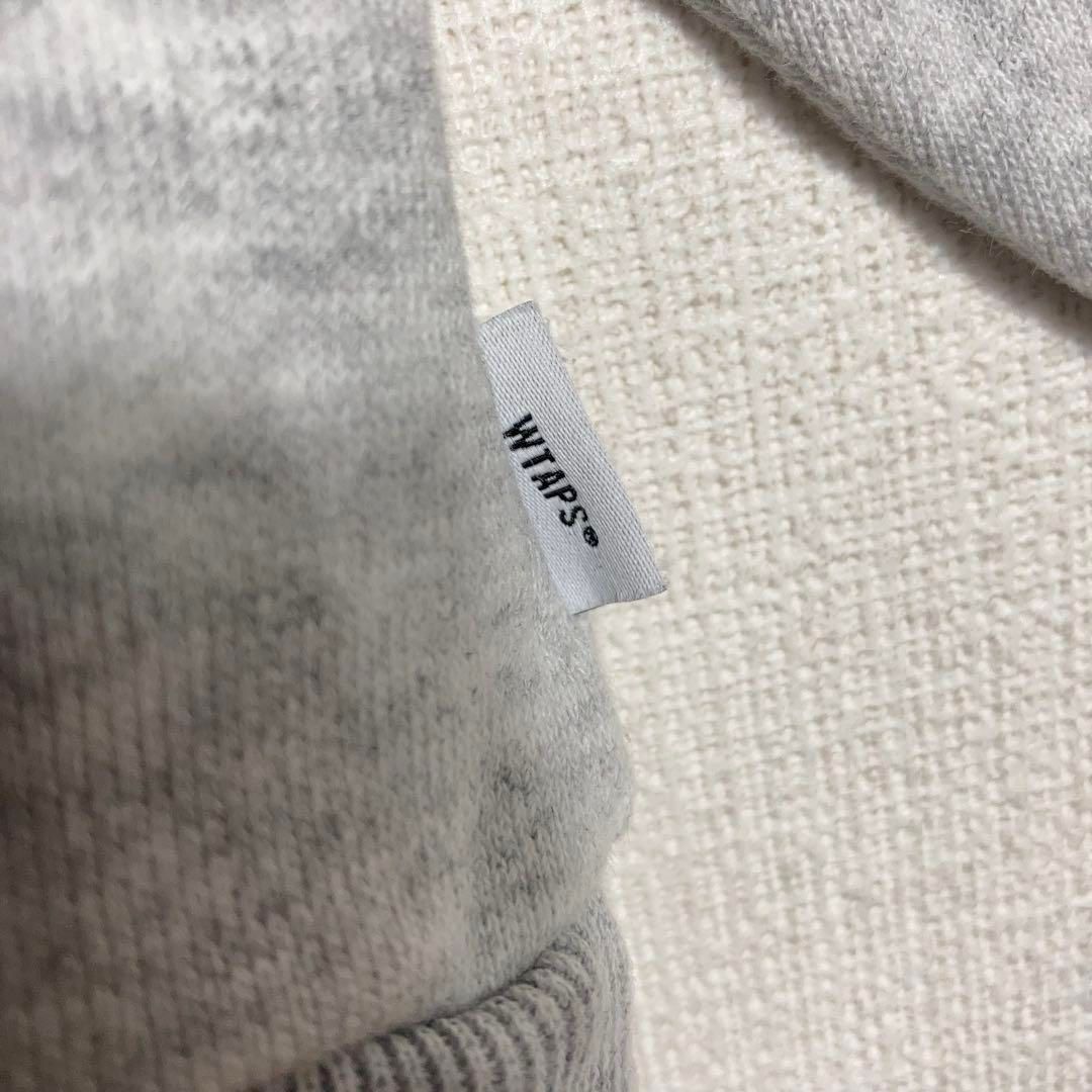 美品】WTAPS スウェット ビッグロゴ アッシュグレー サイズ1