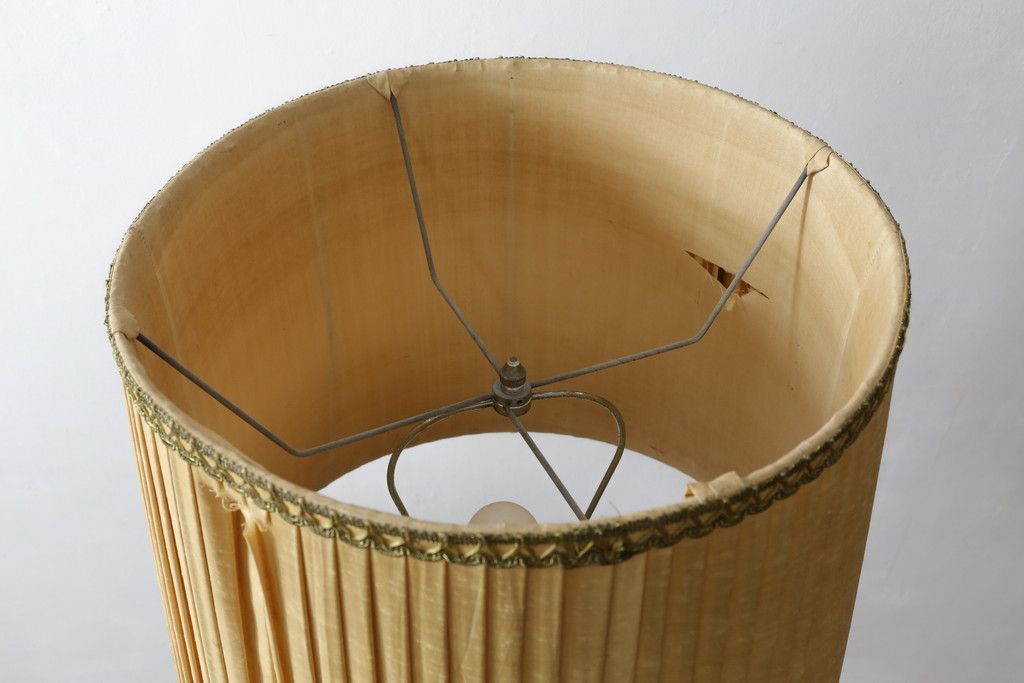 ☆事前問合せ必須☆ フロアスタンド 和製ビンテージ 大正ロマン 無垢材