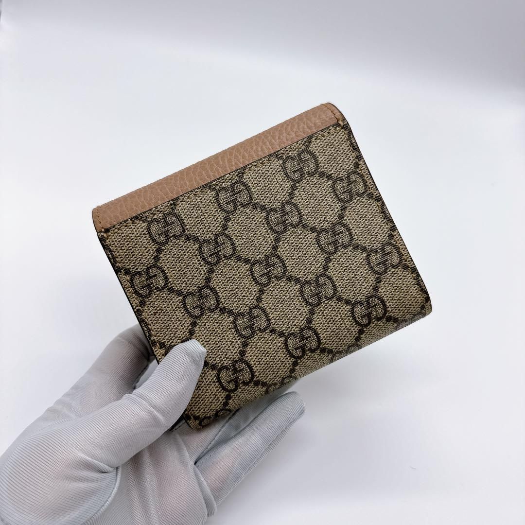 グッチ 598587 レザー GGマーモント 折り財布 GUCCI 美品 - メルカリ