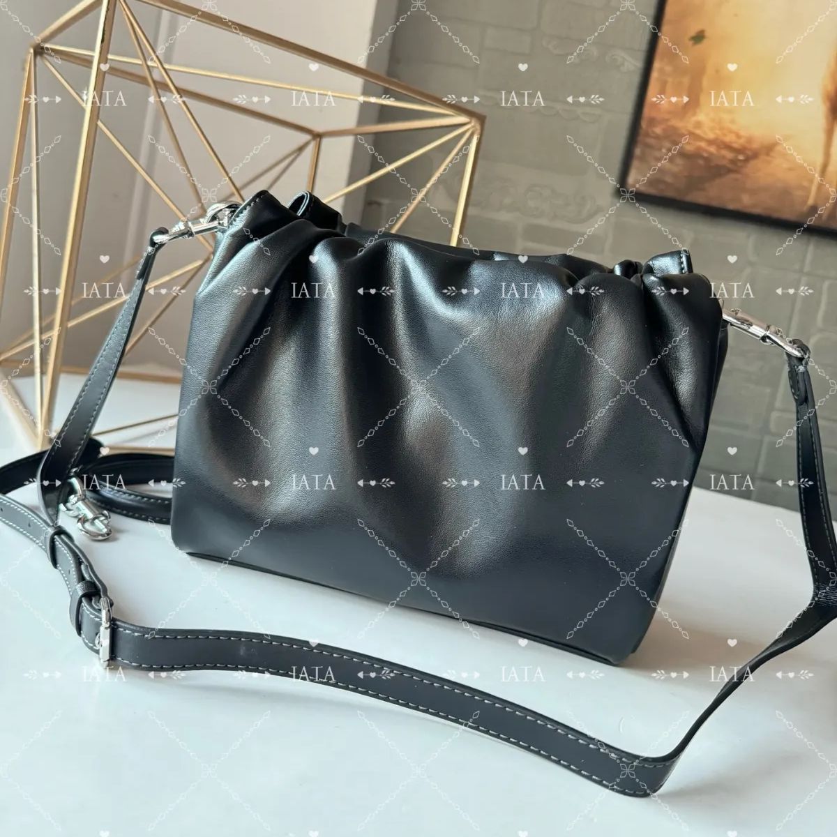 ◇定番人気◇COACHコーチショルダーバッグファーイエーCT763 ブラック  