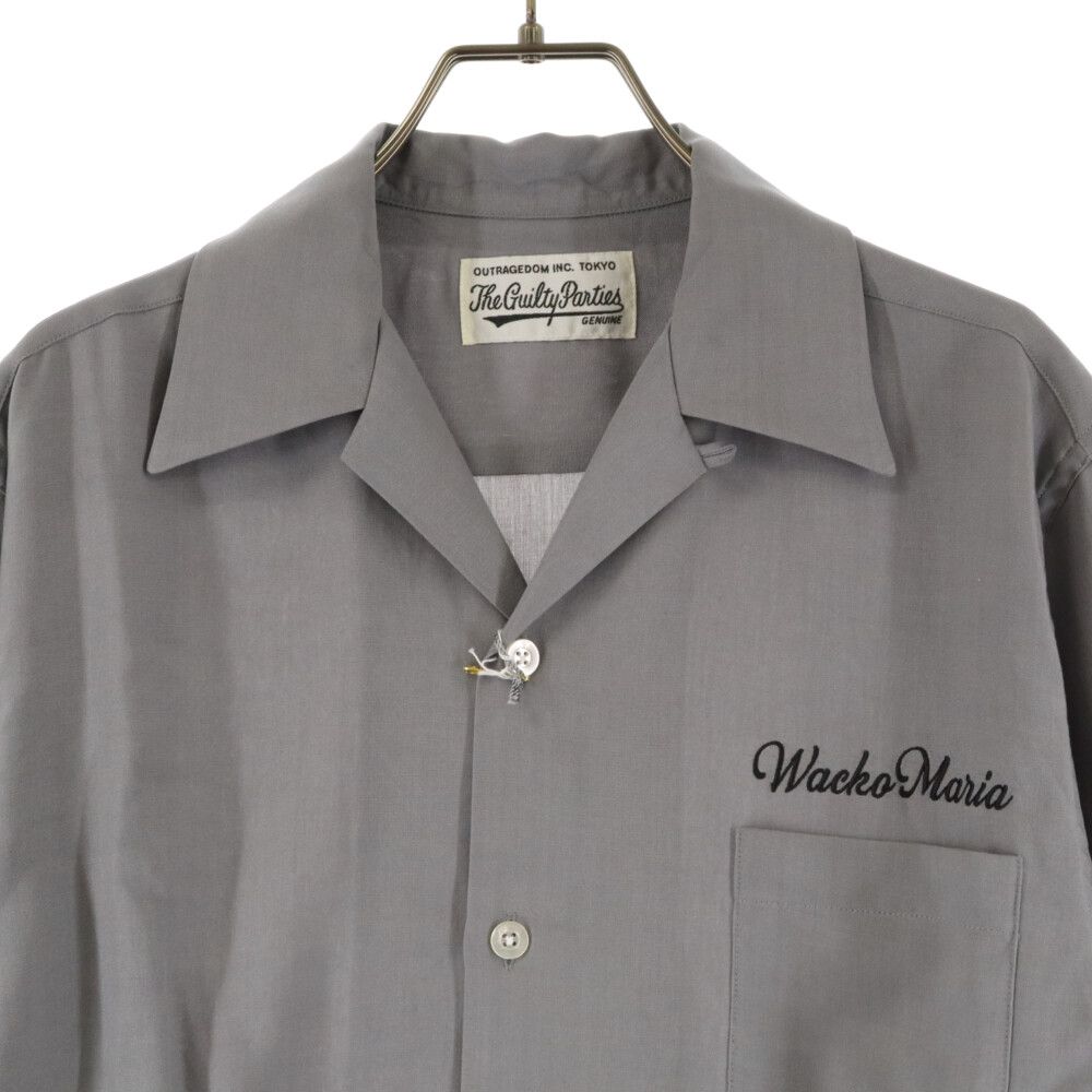 WACKO MARIA (ワコマリア) 23SS 50'S OPEN COLLAR SHIRT ロゴ刺繍