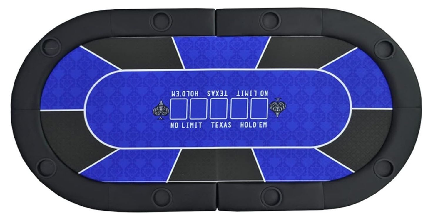 ポーカーテーブルトップポーカーテーブルクロス181x92x4cmテキサスポーカーテーブルトップ折りたたみ式カジノテーブルトップ、折りたたみ式