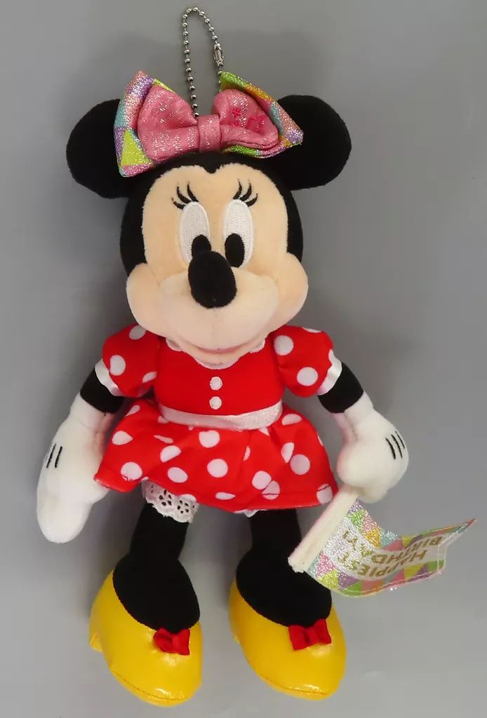 中古】ぬいぐるみ ミニーマウス ぬいぐるみバッジ 「MY HAPPIEST