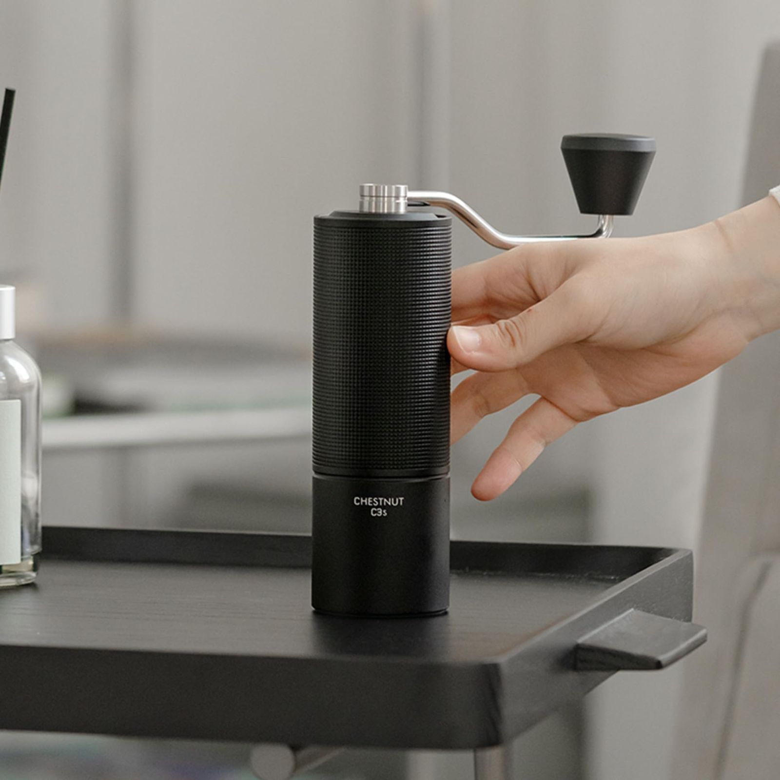 在庫 TIMEMORE全金属 コーヒーミル 手動 タイムモア栗子C3S 手挽き コーヒー ミル オールメタル ステンレス臼 段階粗さ調整 軽量 省力性 - C3S ブラック TALLINNNEXPO_COM