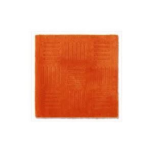 24個セット 吸着式 キッチンマット|台所マット オレンジ 60×60cm 正方形 日本製 洗える ピタプラス ブリック