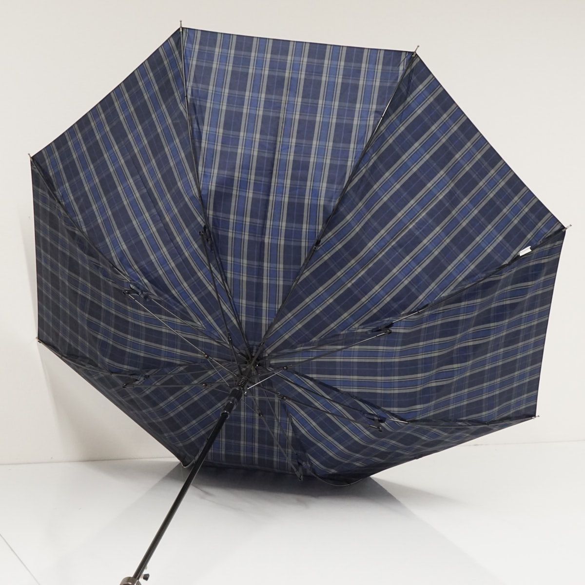 新品未使用 ポール・スチュアート ネイビー長傘 ネイビー 65㌢ Paul