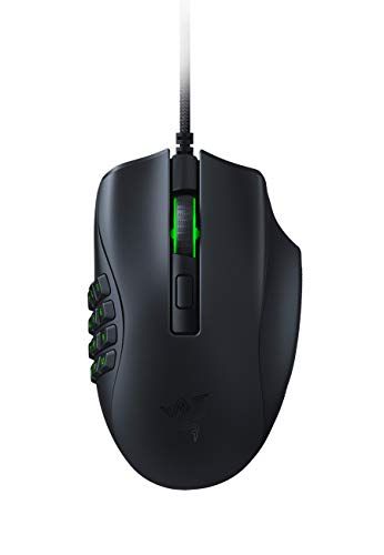 Razer Naga X 有線 MMO ゲーミングマウス: 18K DPI光学センサー - 第2世代光学スイッチ - ク