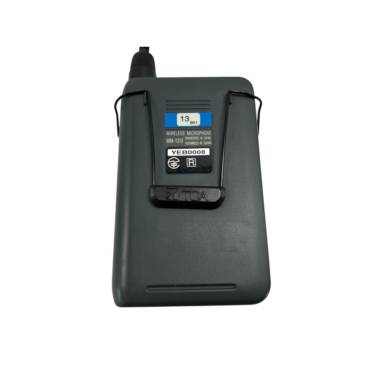 ⑤ TOA ワイヤレスマイク　WM-1310　中古品　9729 ⑤ TOA ワイヤレスマイク WM-1310 中古品 9729