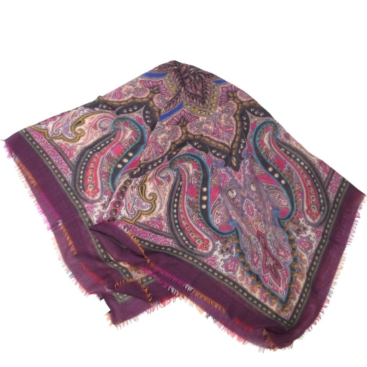 ETRO エトロ 100% カシミヤ ストール ショール スカーフ - メルカリ