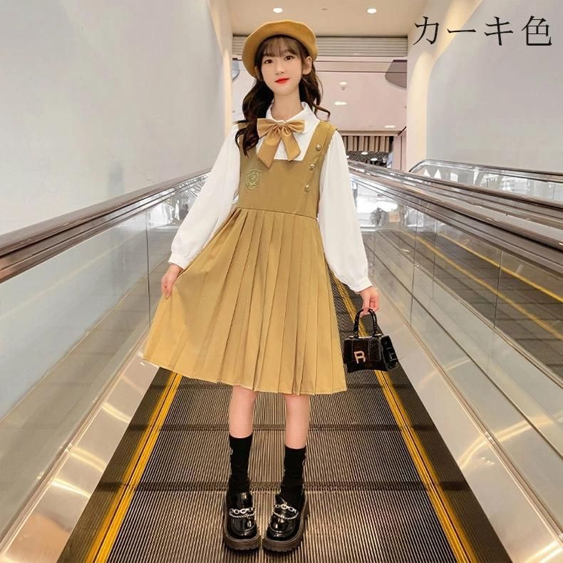 卒業式 フォーマルワンピース スーツ 女の子 小学生 2点セット