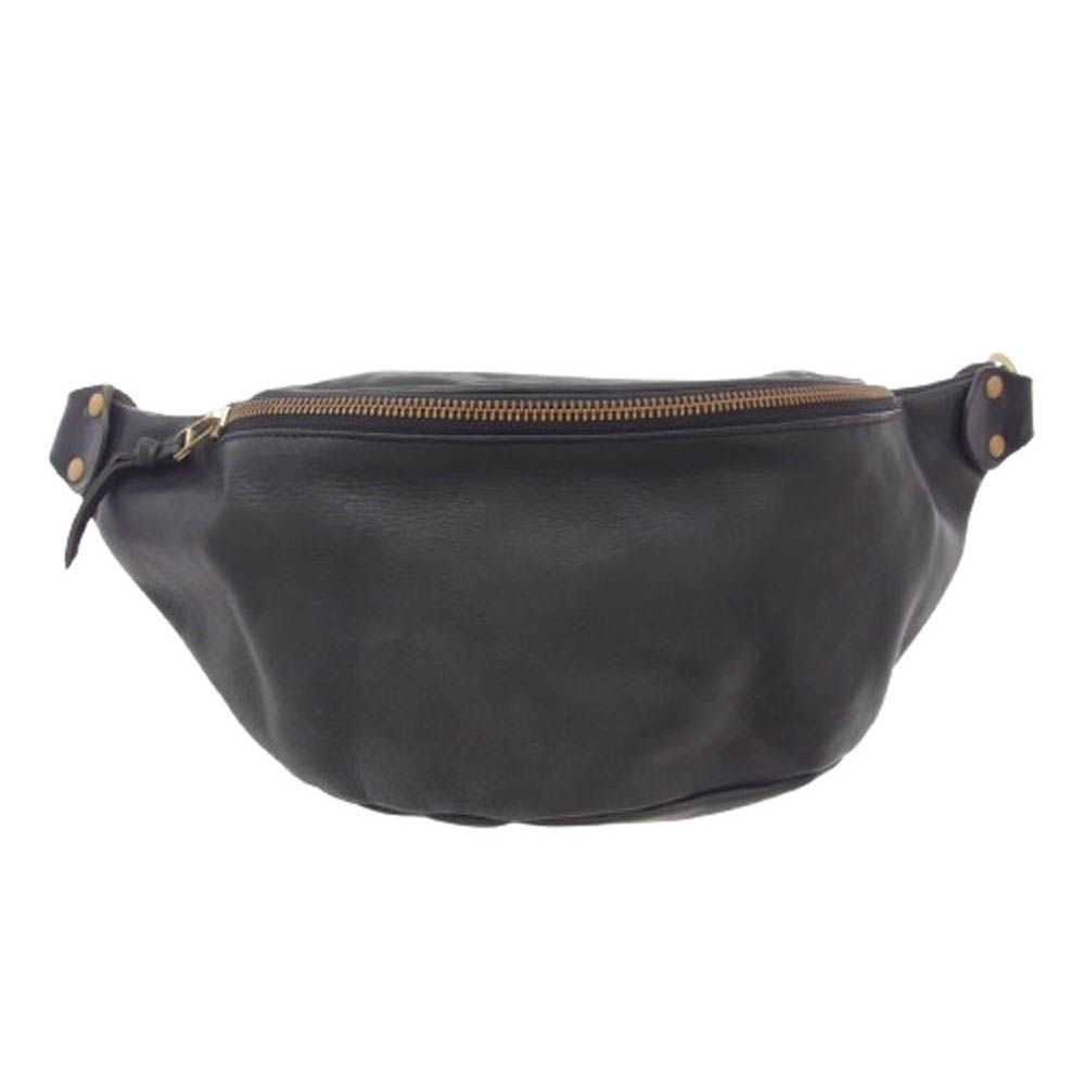 SLOW スロウ　ルボーノファニーパッグ　黒 レザー Rubono - Fanny Pack -｜SLOW – スロウ 公式ECサイト | 革製の