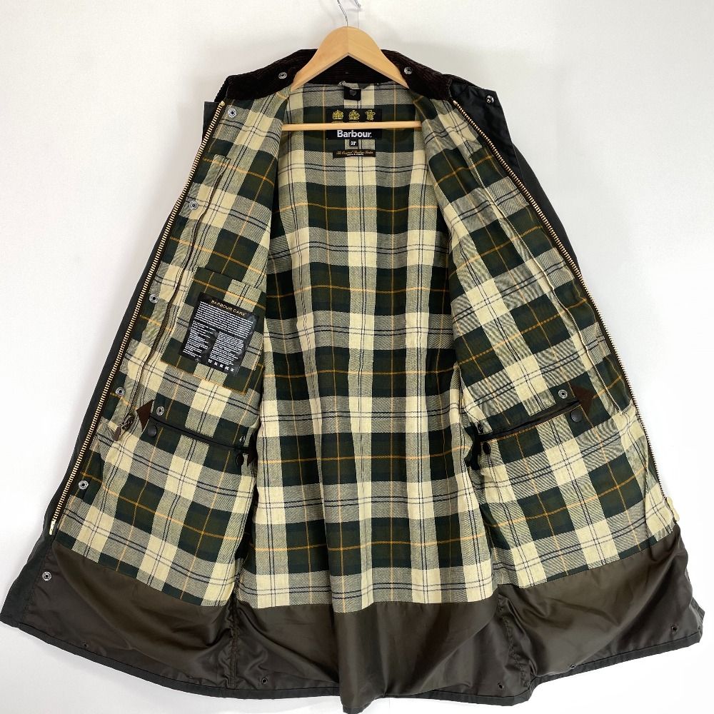 Barbour バブアー 222MWX0534 カーキ SLBORDER ワックスジャケット 38