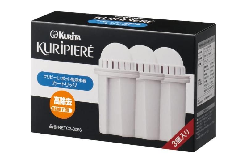 クリタック Kurita ポット型浄水器 クリピーレTR カードリッジ3P RETC3-3056