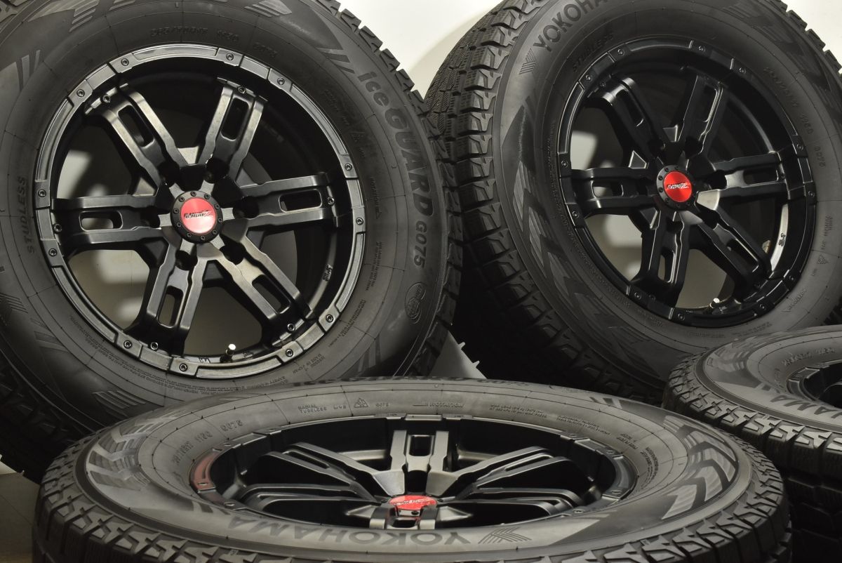 交換用に B-MUD Z 17in 7.5J 25 PCD139.7 ヨコハマ アイスガード G075 265 70R17 プラド ハイラックス サーフ FJクルーザー