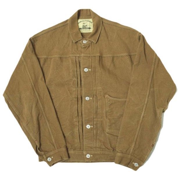 WAREHOUSE x BEAMS PLUS ウエアハウス ビームスプラス 別注 日本製 ORDER FAIR限定 NONPAREIL BROWSE  BROWN DUCK ブラウンダック ノンパレイルジャケット 38 ブラウン アウター g12387 - メルカリ