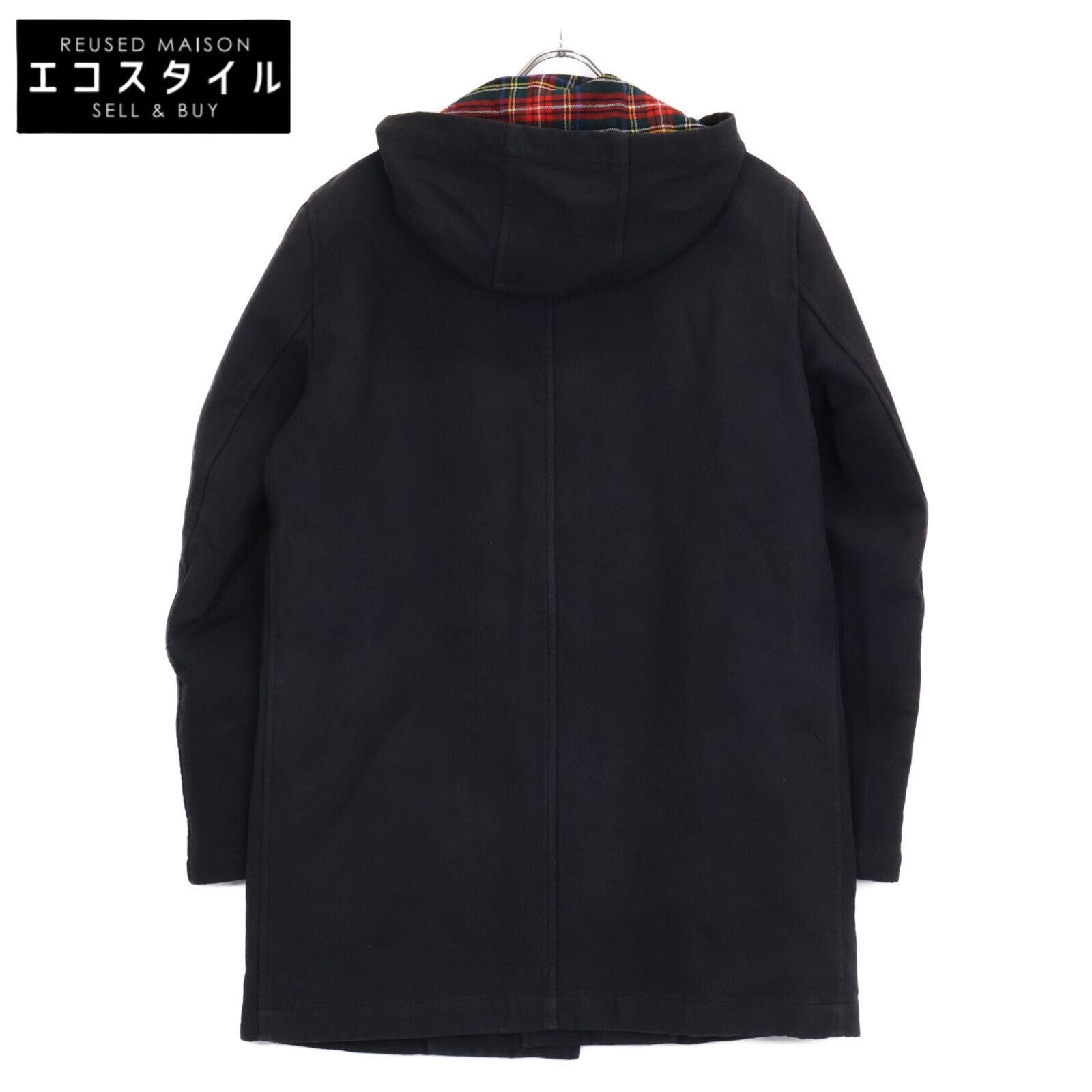 COMME des GARÇONS HOMMEダッフルコート Mサイズ ブラック COMMEdesGARCONS HOMME コムデギャルソンオム 06年 HR-C048
