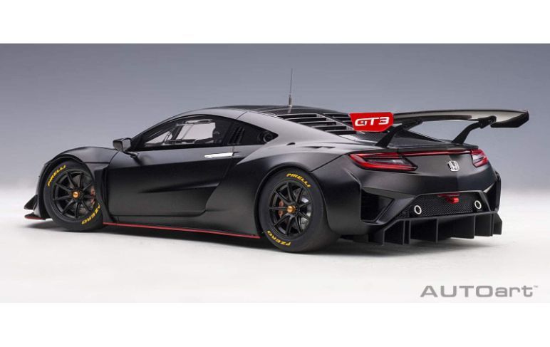 AUTOart 1/18 ホンダ NSX GT3 2018 マット・ブラック 完成品 81899