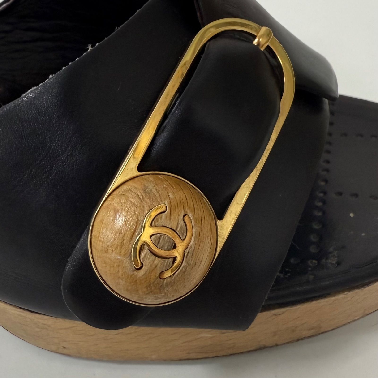 ☆ CHANEL シャネル ココマーク ミュール サンダル サイズ36 あ
