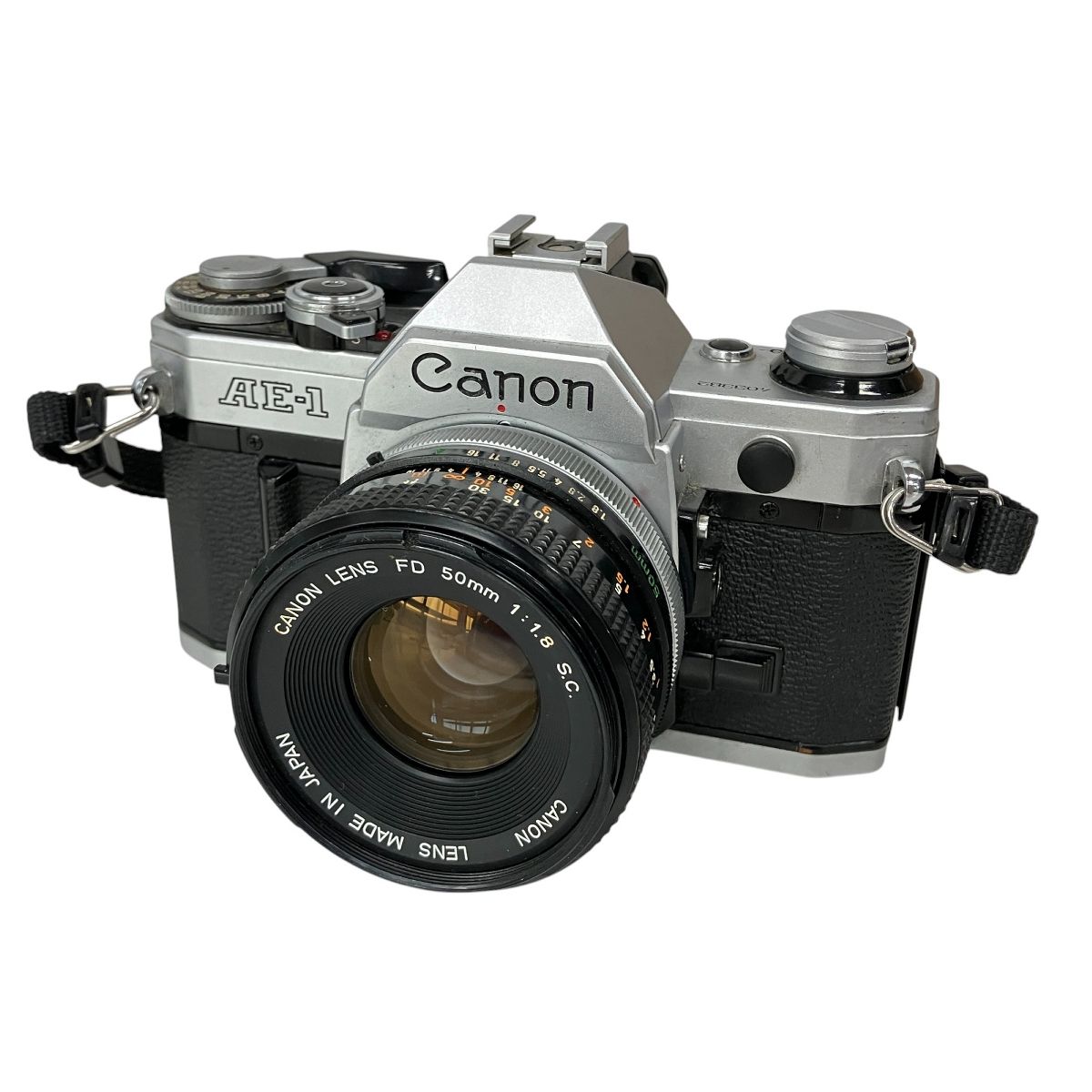 CANON AE-1 フィルムカメラ FD 50mm 1 1.8 レンズキット 撮影機器 レトロ キヤノン ジャンクS9965183