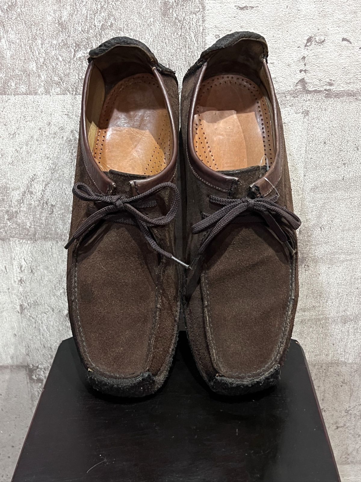 90'S クラークス ポルトガル製 ナタリー ブラウン スエード UK9.5