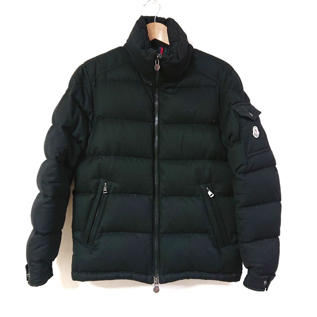 MONCLER(モンクレール) ダウンジャケット サイズ1 S メンズ MONTGENEVRE(モンジュネーブル) 黒 長袖/冬 - メルカリ