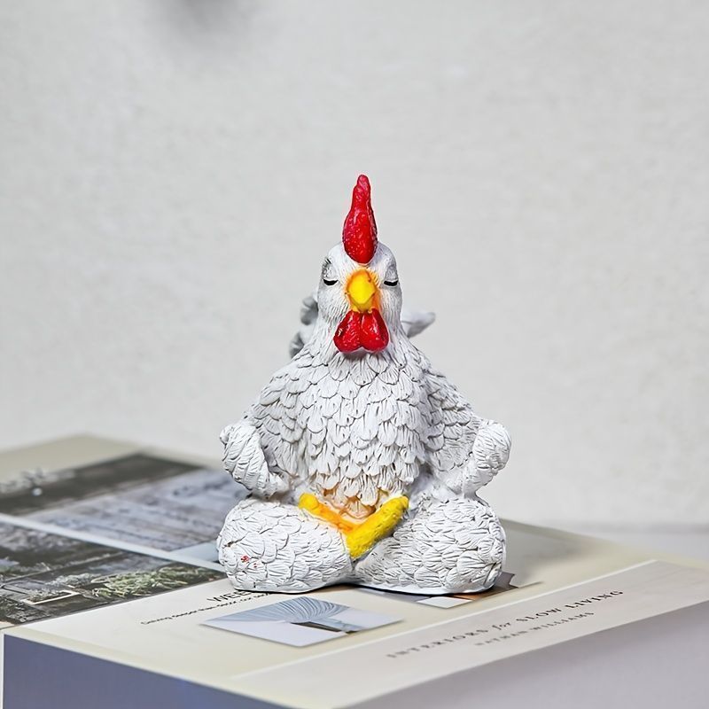 新品・未使用】置物 オブジェ ガーデンオーナメント 座禅をして