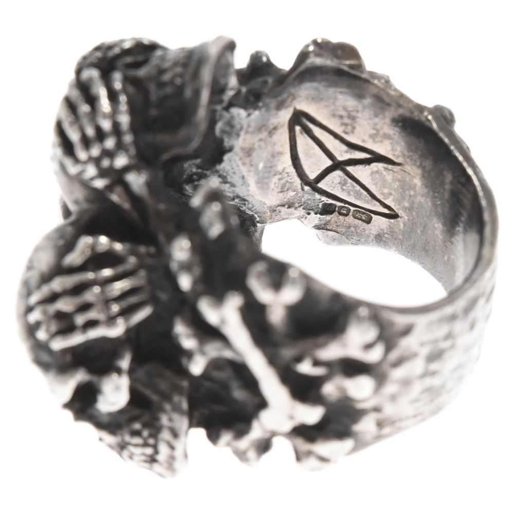 CRAZY PIG (クレイジーピッグ) THREE WISE SKULL RING スリー