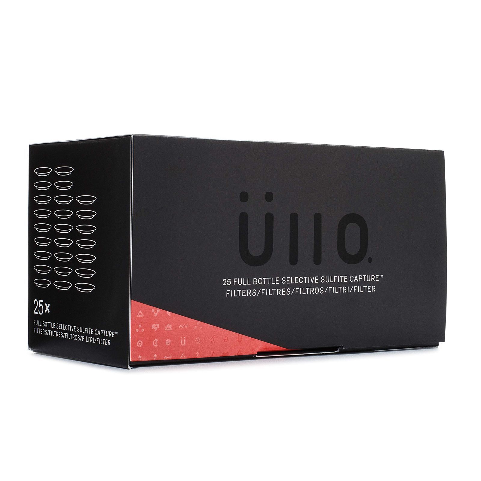 ノーブランド品【ソムリエ推奨】UlloWinePurifierワイン亜硫酸除去ボトル用フィルタ―25枚入り亜硫酸除去世界販売3000万枚以上ポアラーメディア絶賛U725B B0D1XV883Z