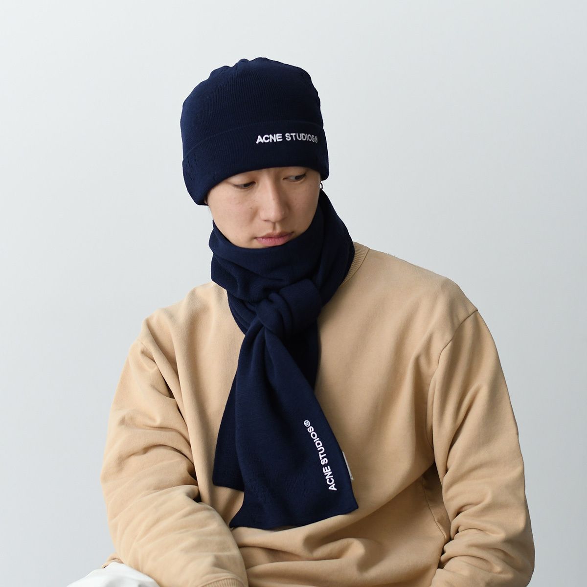 ACNE STUDIOS アクネストゥディオス ニット帽 ニットキャップ ビーニー