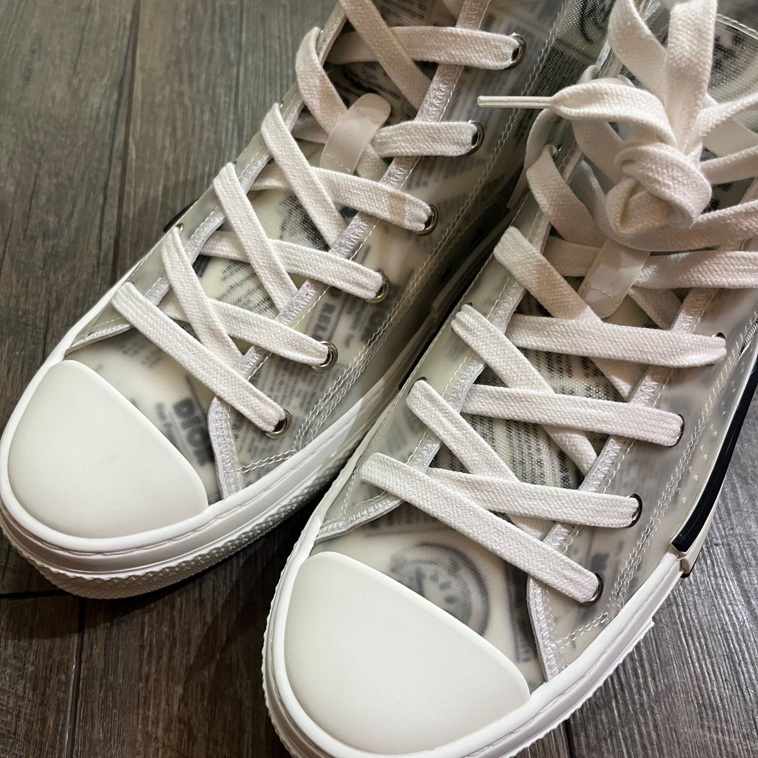 新品 Dior B23 High Newsprint Daniel Arsham 3SH118YUO ニュース 
