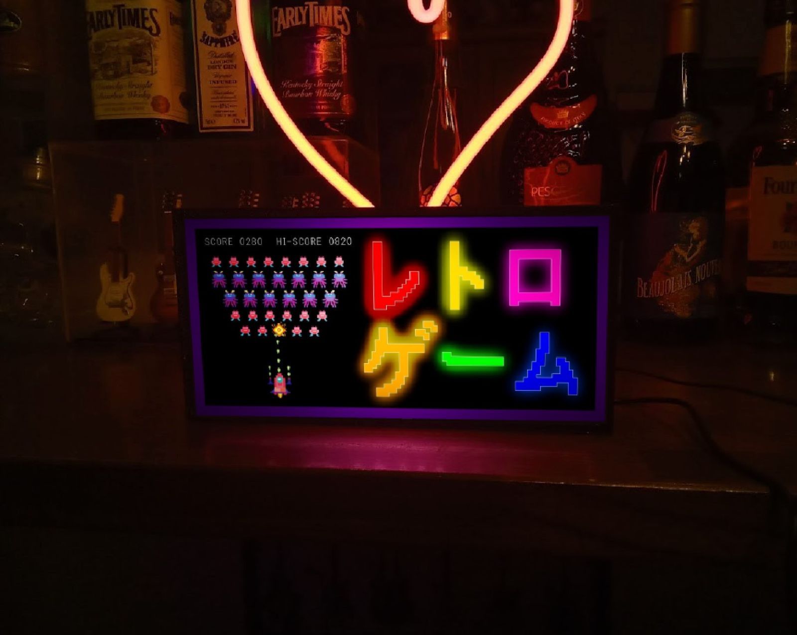 【Lサイズ】アーケードゲーム レトロゲーム 照明 看板 置物 雑貨 ライトBOX f677de0431a8acf441db9be317e979