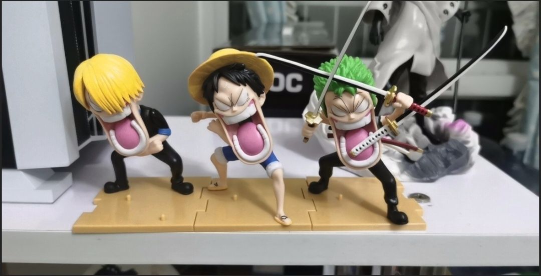 ワンピース ゾロ サンジ ルフィフィギュア PVC製品 ガレージキット ワンピース ルフィ＆ゾロ＆サンジ フィギュア ガレージキット