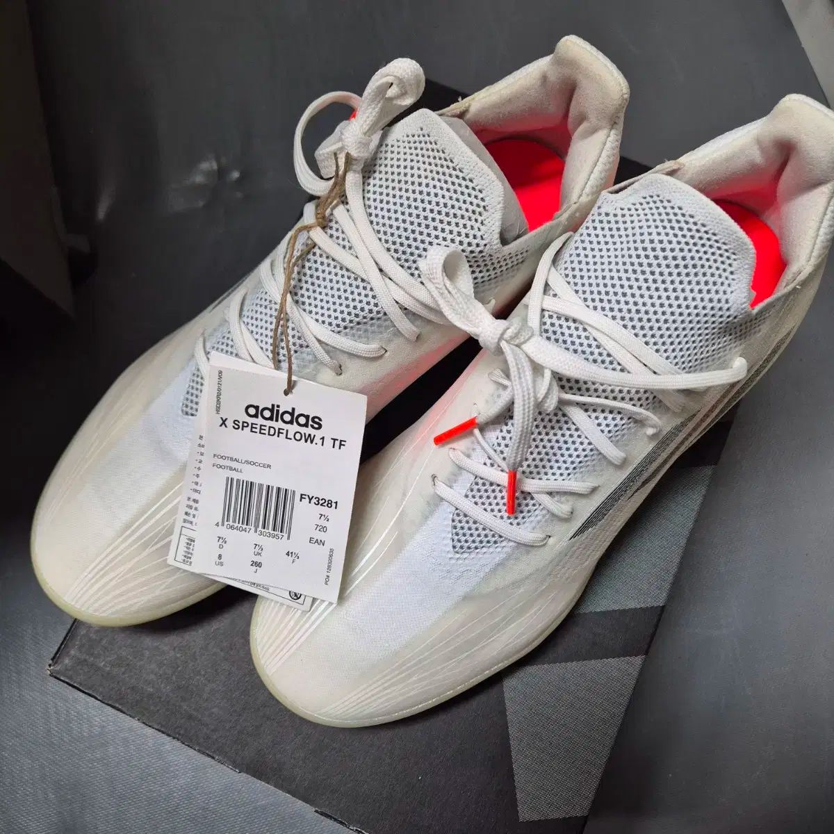 【新品、未使用】adidas X スピードフロー .1 SG サイズ26.5 サイズ感】エックススピードフロー.1 FG/AG/HG 試着してみたレポート