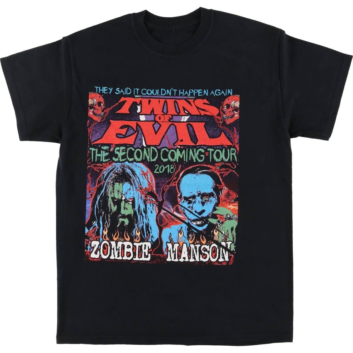 古着 MARILYN MANSON マリリンマンソン Rob Zombie ロブゾンビ バンドT