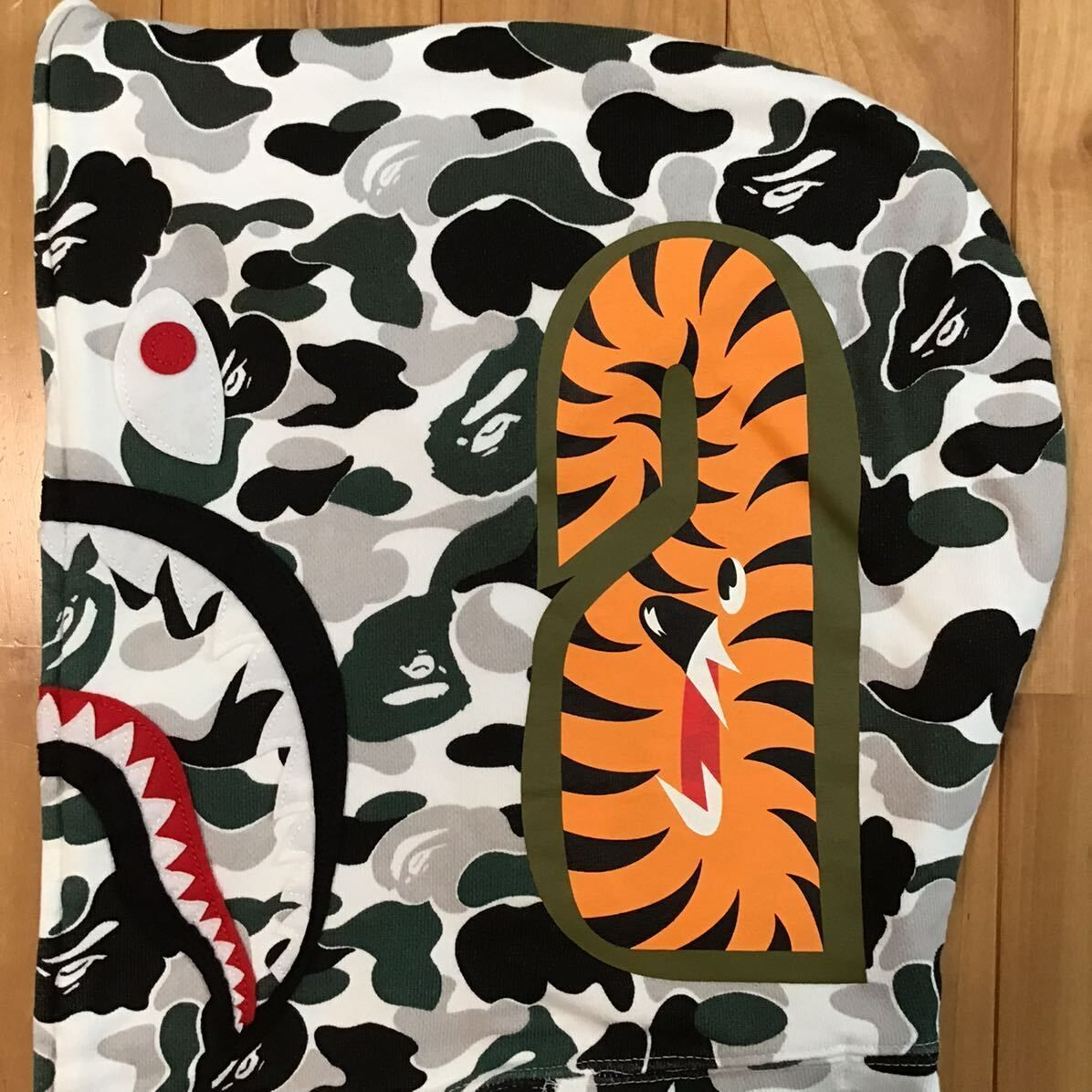 BAPE シャークフーディー 京都限定パーカー ☆京都限定☆ Kyoto city camo シャーク パーカー Lサイズ shark full