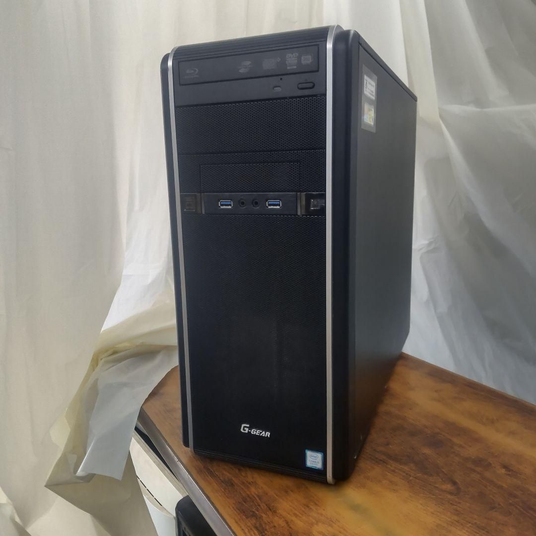 オープニング 驚速M.2 Core i3 8世代 GTX1050 G-GEARゲーミングPC CATNET