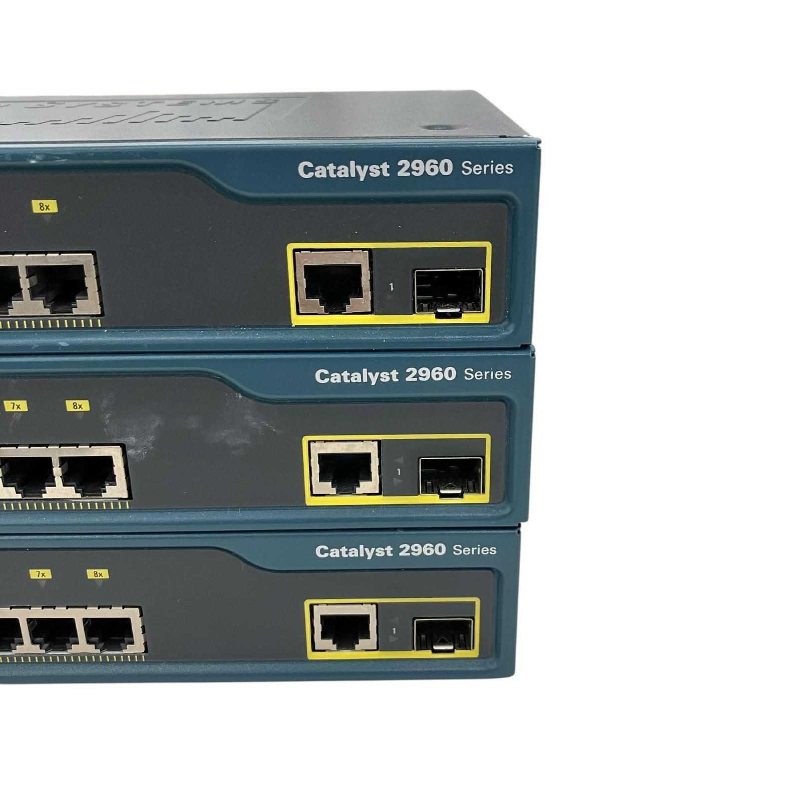 186000 現状品 Cisco Catalyst 2960シリーズ WS-C2960-8TC-L  3点まとめ売り [0000000002070] 186000 現状品 Cisco Catalyst 2960シリーズ WS-C2960-8TC-L 3点まとめ