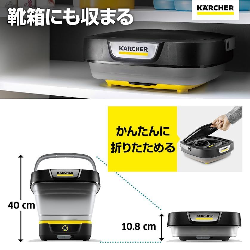 折り畳めてコンパクト