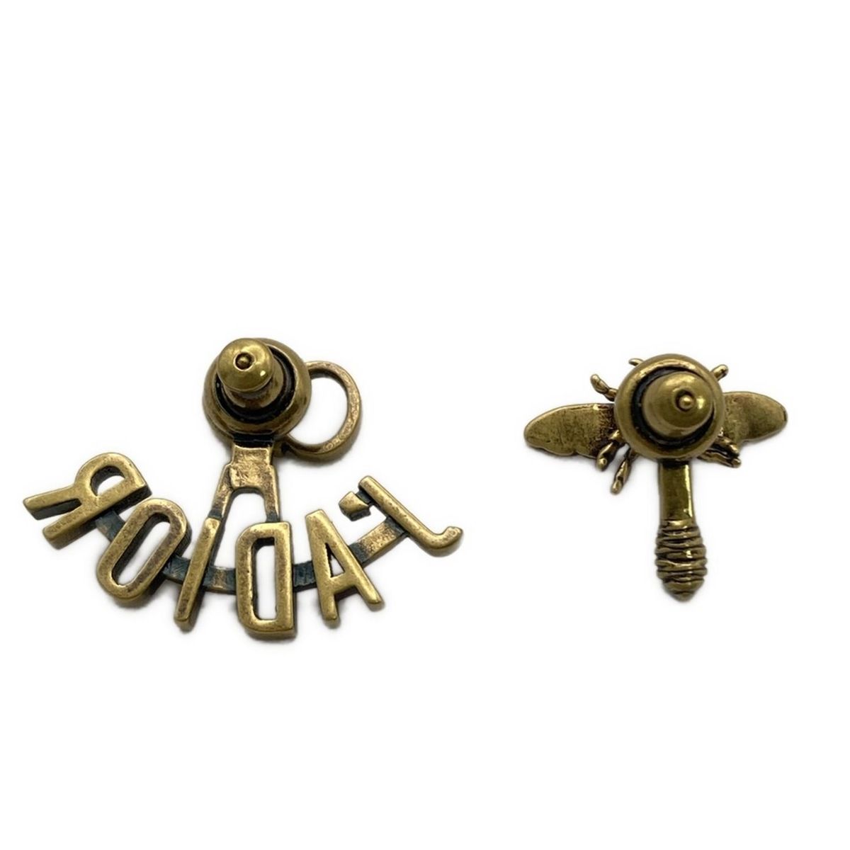 【Dior】ディオール★ジャディオール ビー ピアス【ランク：A】 Christian Dior ディオール JADIOR イヤリング ビー 蜂モチーフ