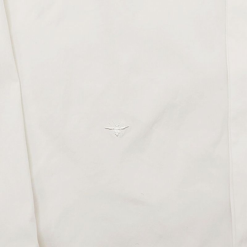ディオール Dior BEE刺繍 ワイシャツ カジュアル ストレッチ 長袖 38