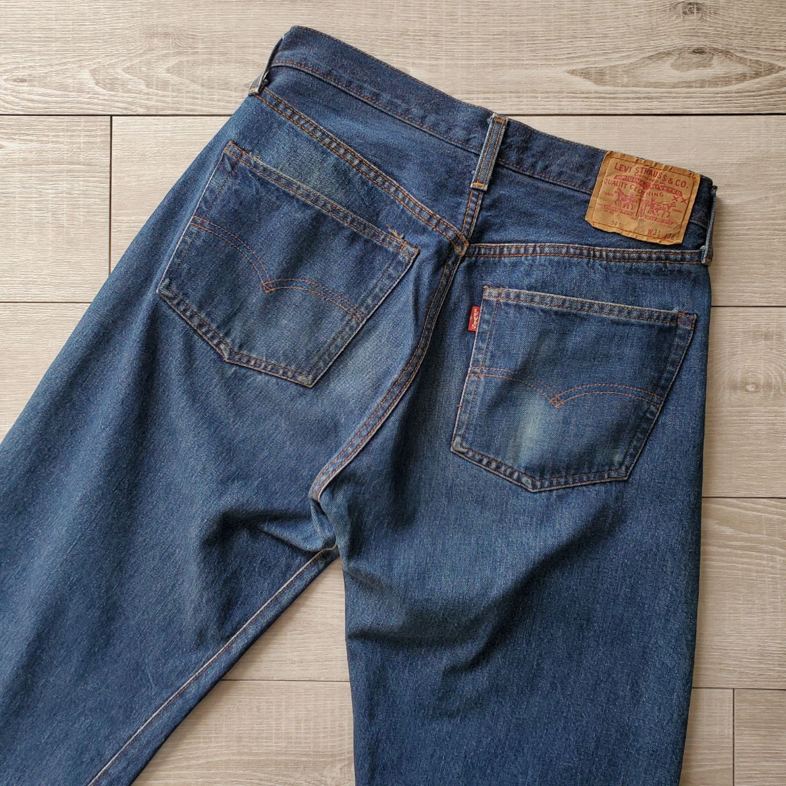 ファッション 110周年 LEVIS 初期復刻 W31 BIGE 501 USA バレンシア製 