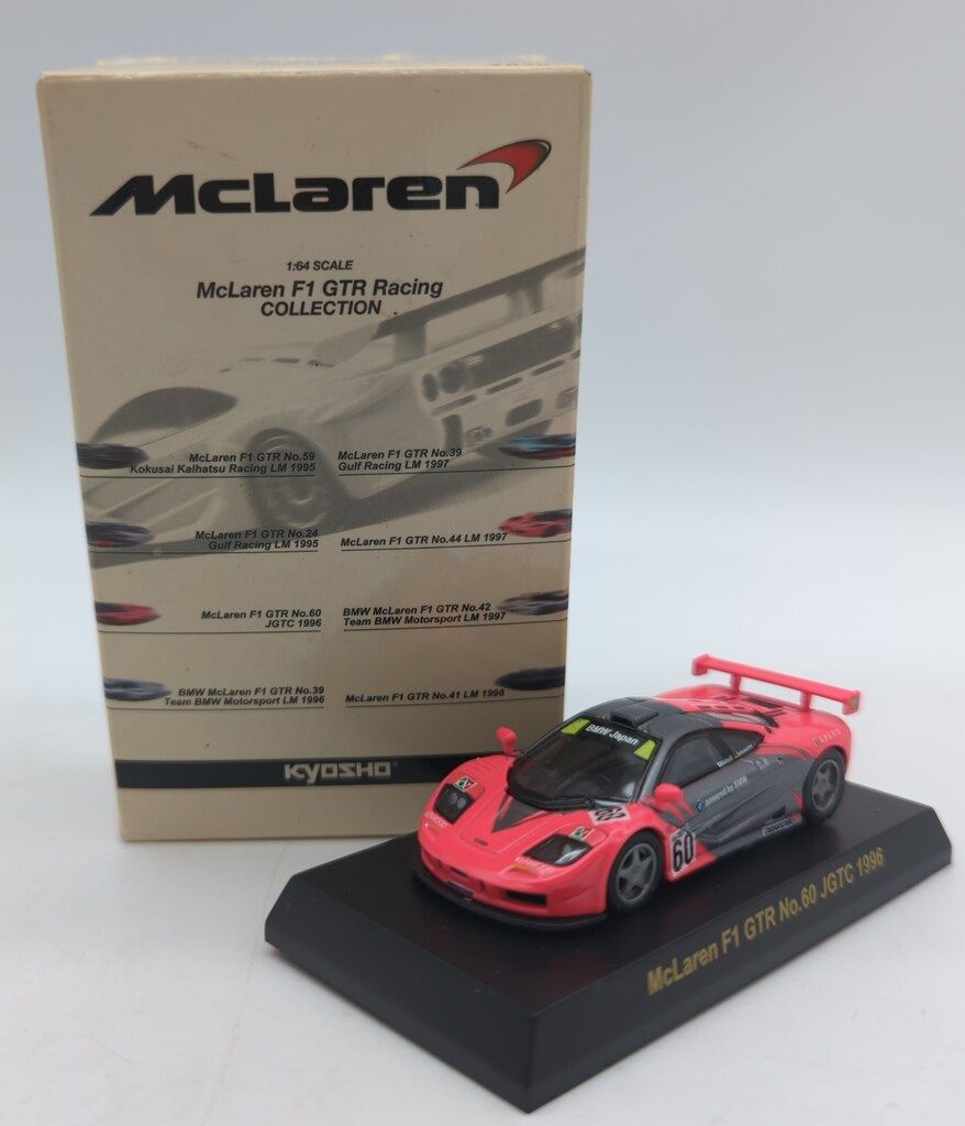 未開封 京商 1/64 マクラーレンF1 GTRレーシング ミニカーコレクション 1BOX /ミニカー ミニカー Kyosho McLaren F1 GTR 1⁄64 collection Kyosho 1⁄64 Mclaren