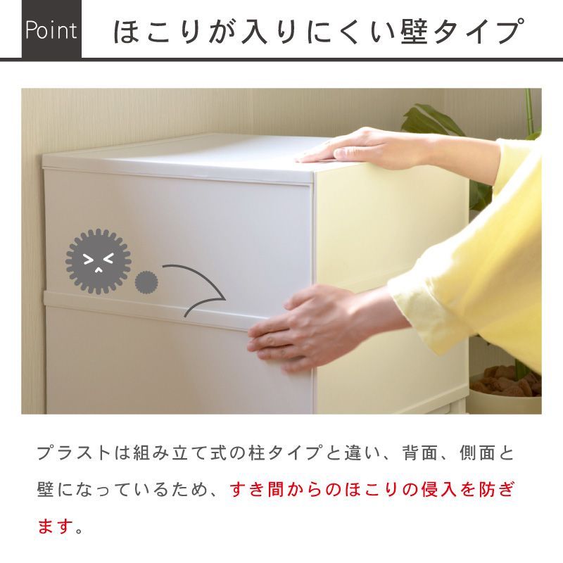 収納ケース プラスチック 引き出し チェスト 幅34cm 日本製 衣装ケース 奥行45cm 3段 ほこりの入りにくい 中が見えない ほこり ≪人気ベビー≫収納ケース 衣装 （ 奥行