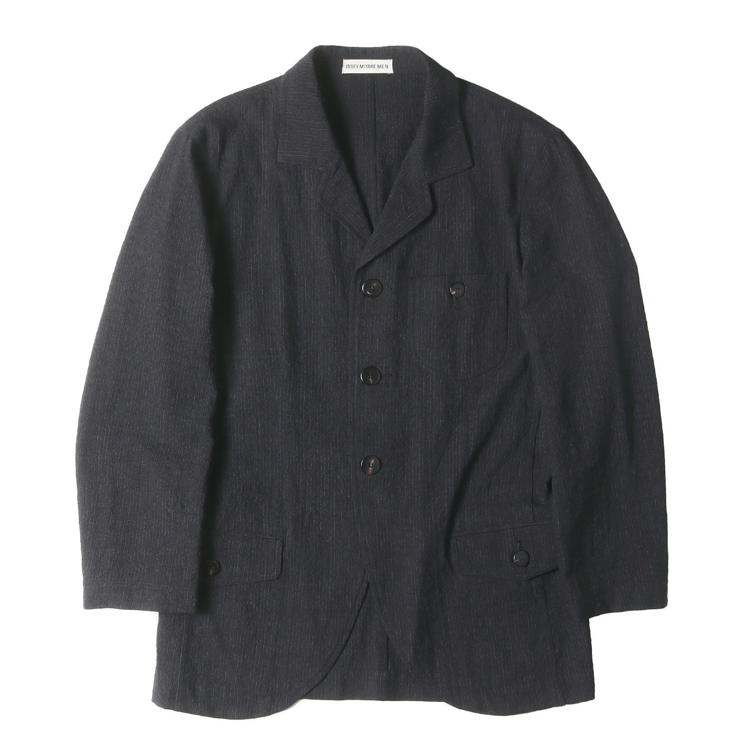 ISSEY MIYAKE イッセイミヤケ ジャケット サイズ:M 購入 / ストライプ