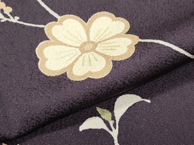 平和屋着物○上質な小紋 枝花文 金彩 正絹 逸品 CAAS0164th