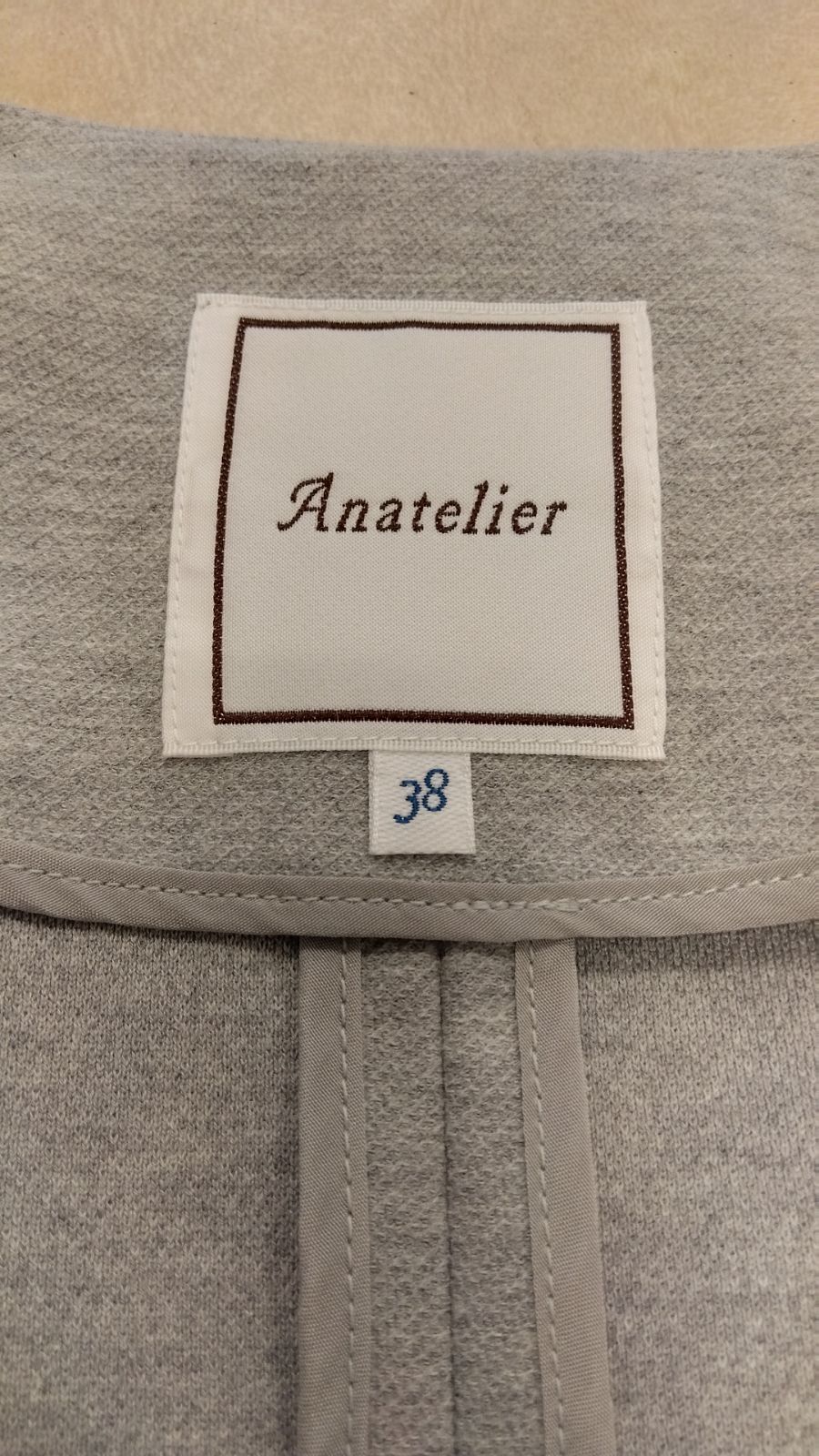 M2 アナトリエ anatelier ジャケット ノーカラージャケット 秋冬