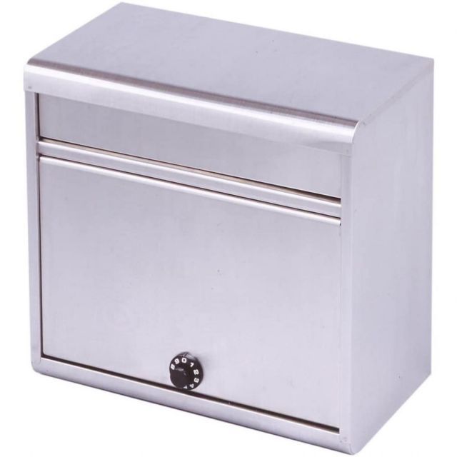 ポスト 郵便ポスト 置き配 郵便受け 新聞受け 郵便 メール便 新聞 朝刊 夕刊 大型ステンレスポスト 18-8ステンレス ダイヤル錠付 PH-60D グリーンライフ