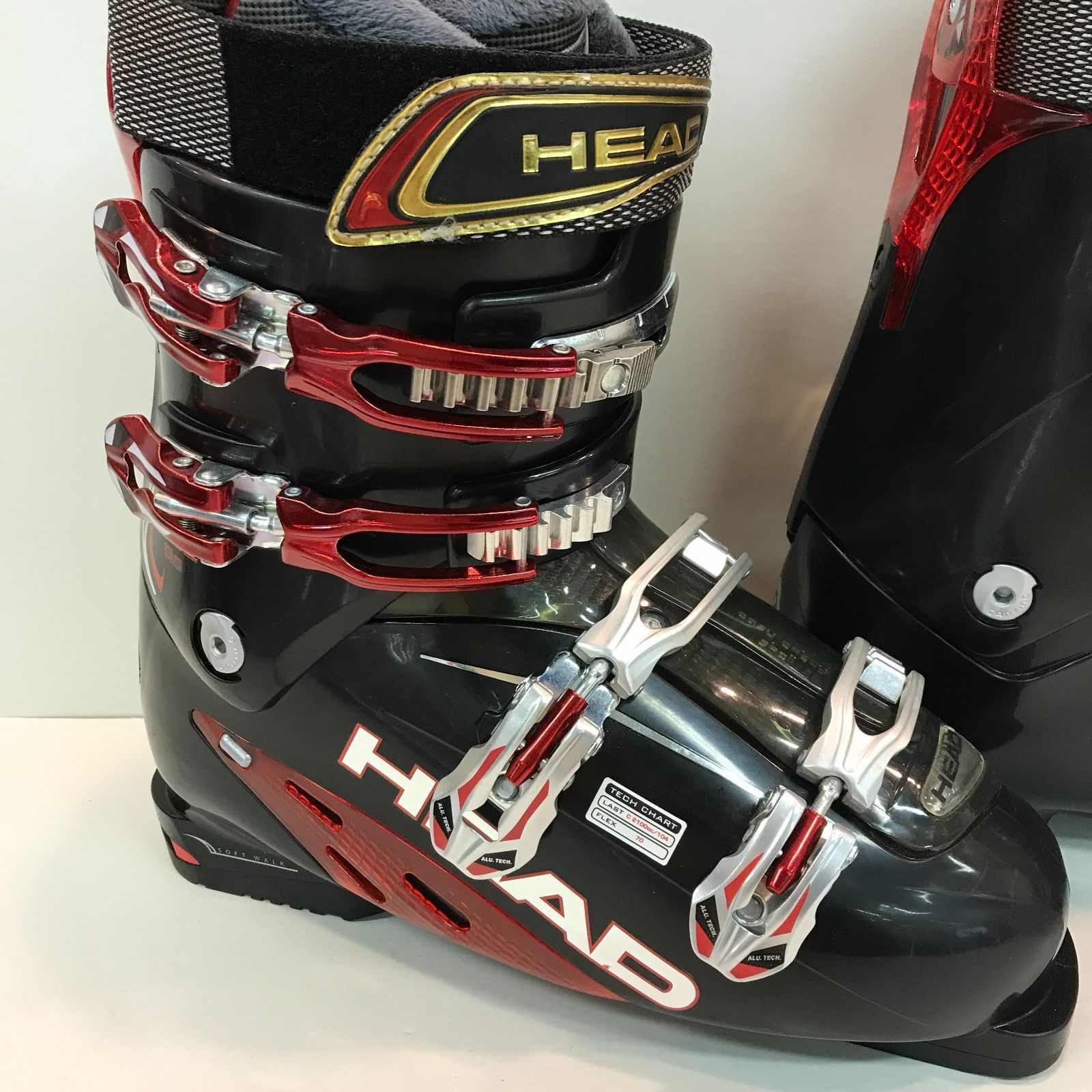 Horizon 女性用スキー用ブーツ ブラック/オレンジ Horizon 女性用